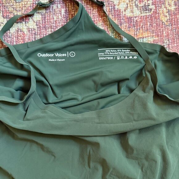 Outdoor Voices Women’s Green Racerback Activewear Dress - Picture 9 of 12